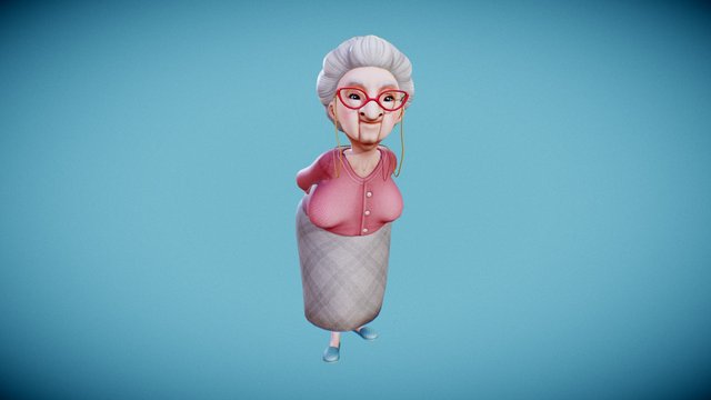 Little Granny 3D Model
