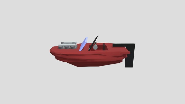 Speedboat 3D Model
