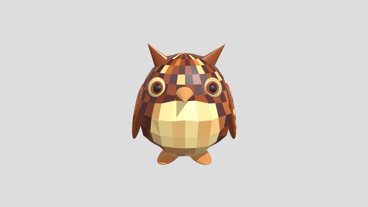 Owl (tree story) 3D Model