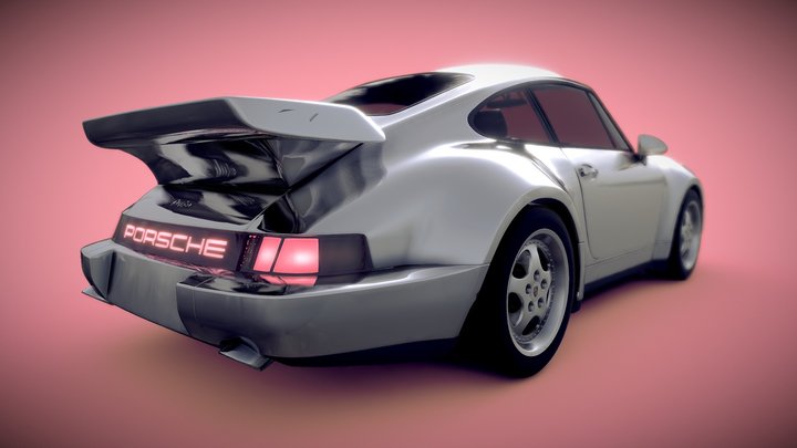 Porsche 911 (964) – Modello 3D gratuito STL