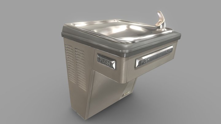 Water Fountain 3D Scan Color Mm