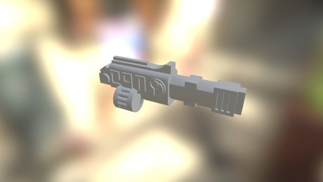 TE Gyro Rifle 3D Model