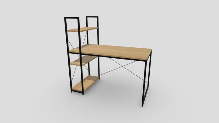 Withers Computer Desk 1260 3D Model