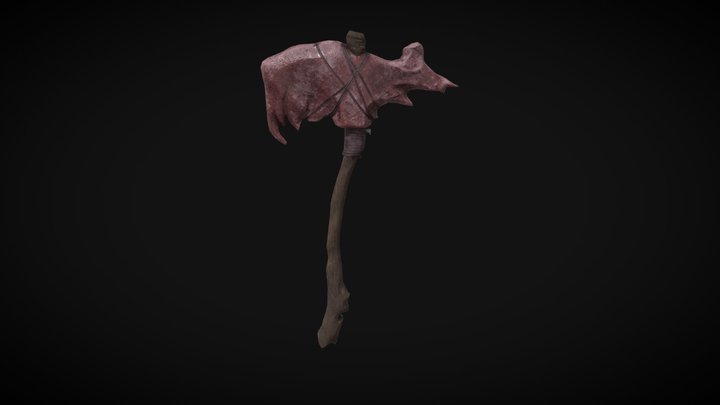 Dreugh Axe 3D Model