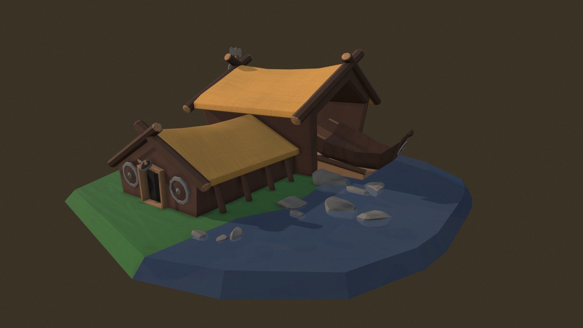 Viking shipyard