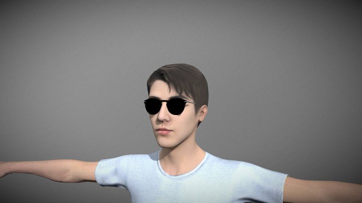 Teenager (For upcoming project) 3D Model