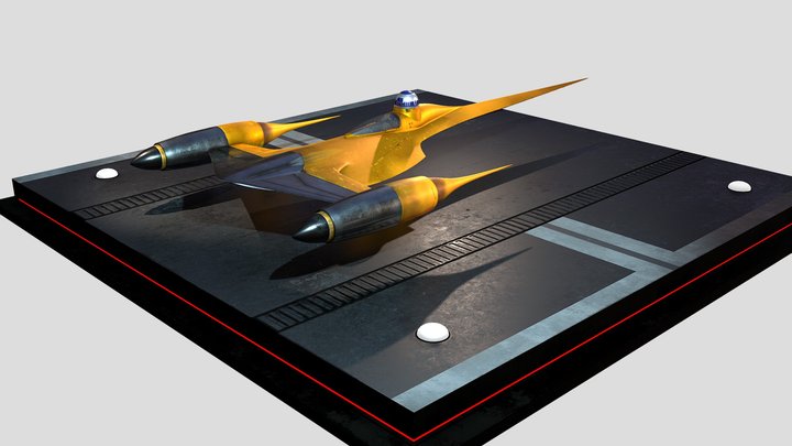 Naboo N1 Starfighter 3D Model