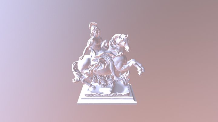 Louvre-louis-xiv 3D Model