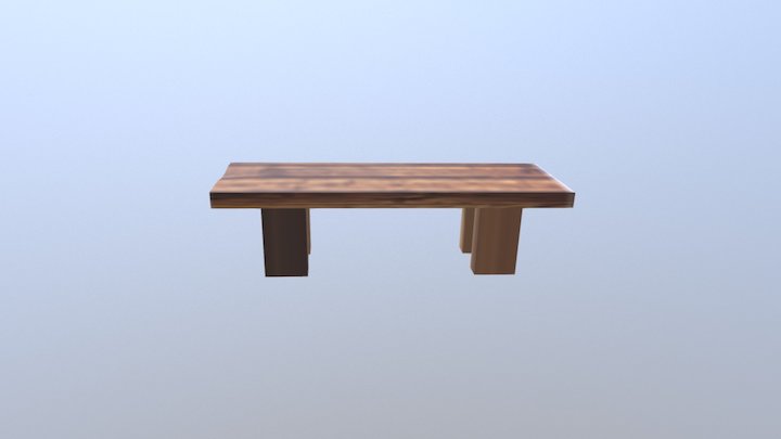 second bench 3D Model