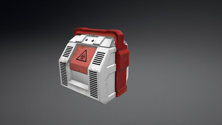 Crate Low Try 3D Model