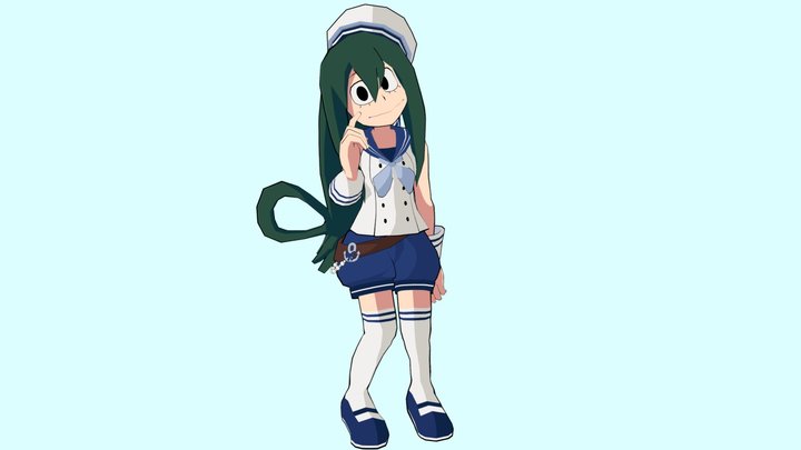Sailor Tsuyu 3D Model