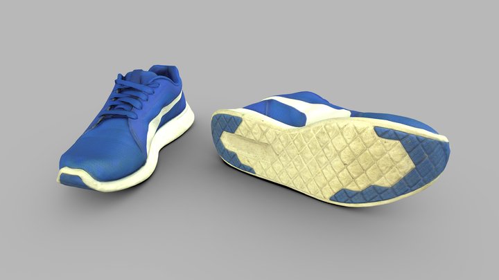 Pair of Sneakers 3D Model