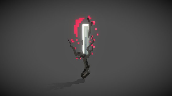 Minecraft Apricot flower dagger 사군자 시리즈 #1 매화 단검 3D Model