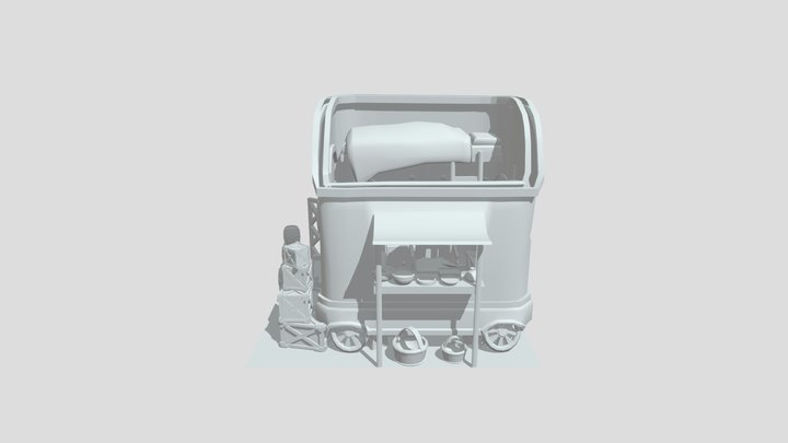Caravan WIP 3D Model
