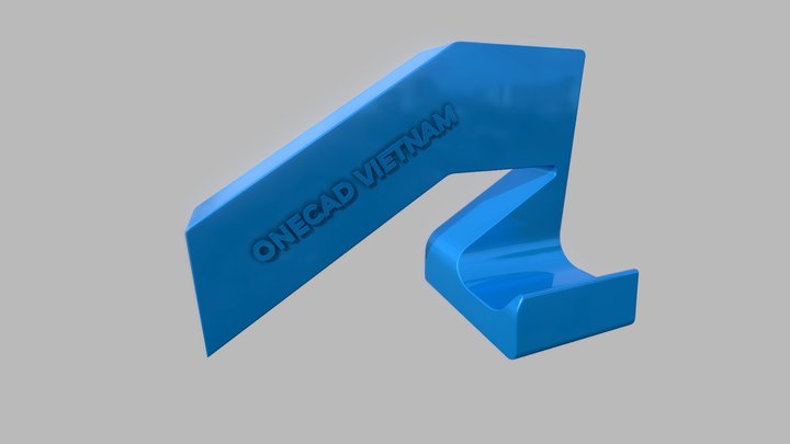 Idead | OneCADVN Autodesk 2021 Stand Phone 3D Model