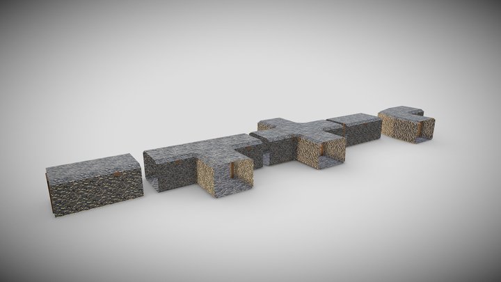 Rose_Modular_Props 3D Model