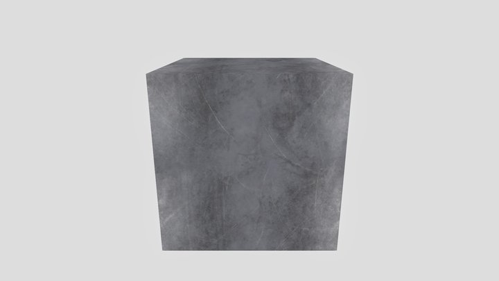 metal cube 3D Model