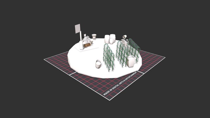 [WIP] DAE 5 Finished props - Grandma House 3D Model
