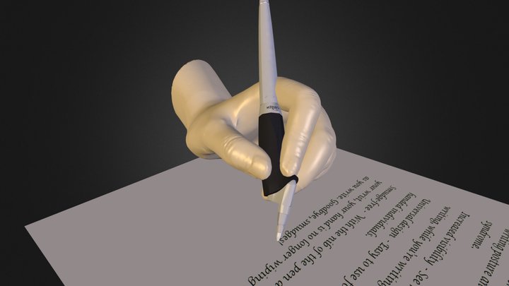 Yoropen Z3 used by a left-handed individual 3D Model