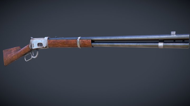 Winchester rifle 3D Model