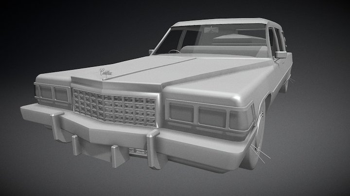 1975 Cadillac Miller-Meteor 3D Model