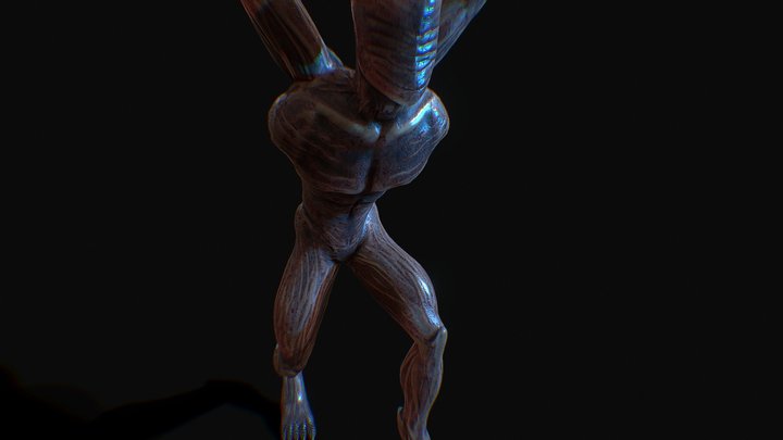 Demon - Horror Character (Rig+Animations) 3D Model