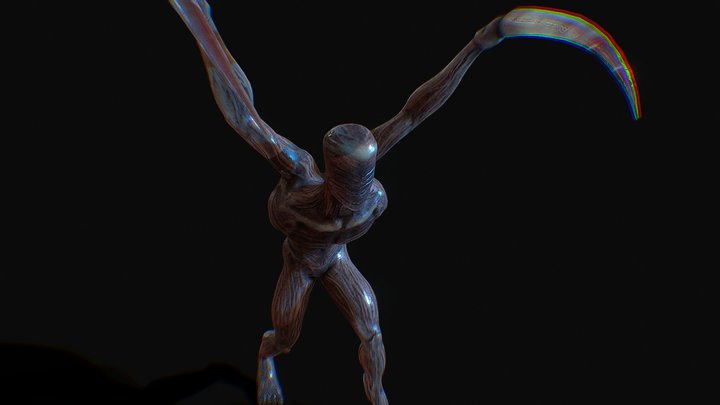 Demon - Horror Character (Rig+Animations) 3D Model