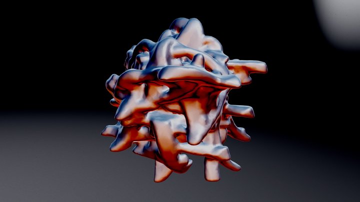 Foam rubber nest 3D Model