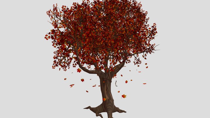 Tree Mesh full texture 3D Model