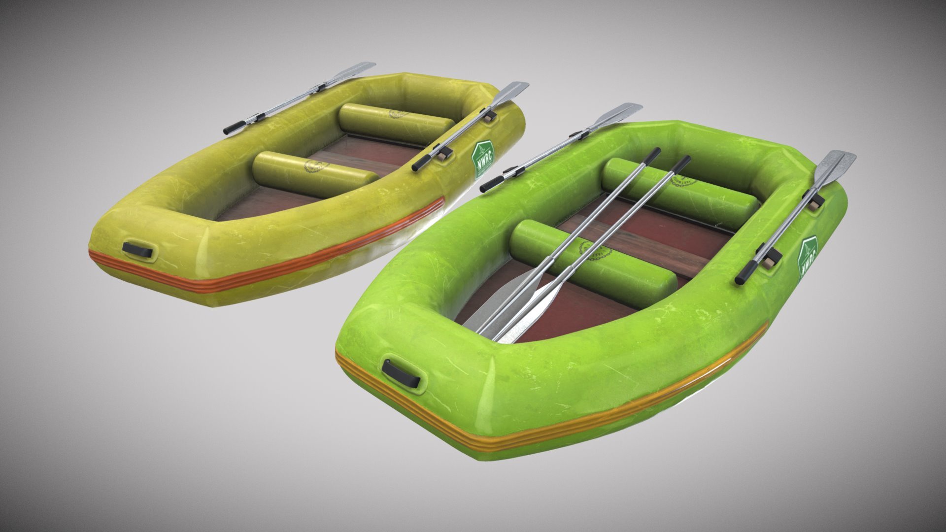 Rafting Kayak - Buy Royalty Free 3D model by Francesco Coldesina ...