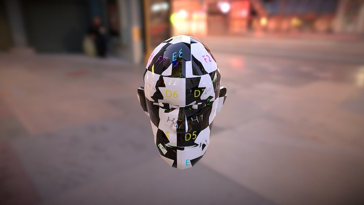 Head Model XB1134 3D Model