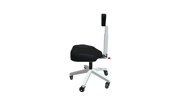 silla tatuadores 3D Model