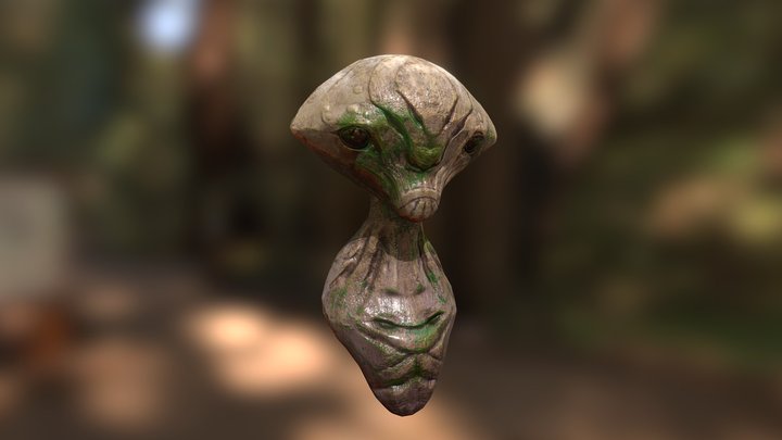 ALIEN UVW BEZ NORMALS 3D Model