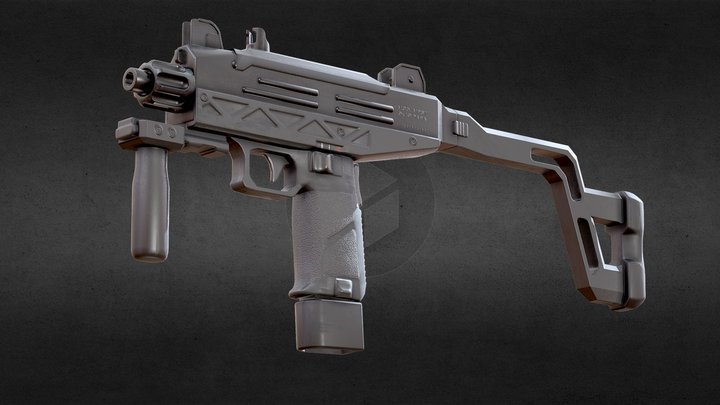 Micro SMG 3D Model