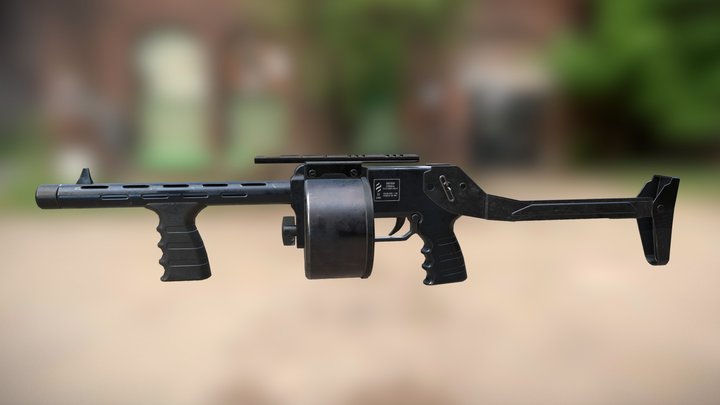 Striker Shotgun 3D Model