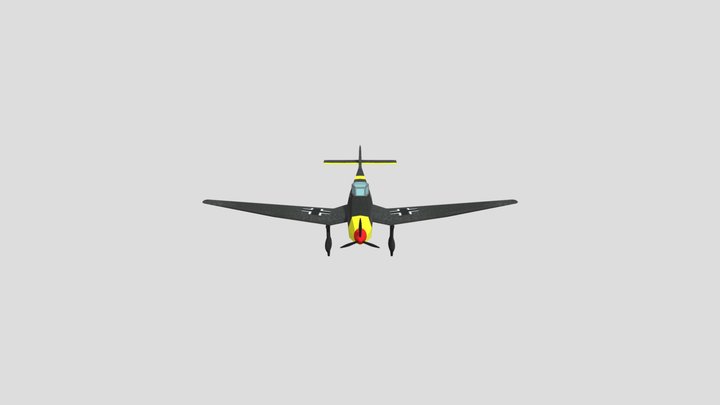 STUKA DIVE BOMBER PLANE 3D MODEL 3D Model