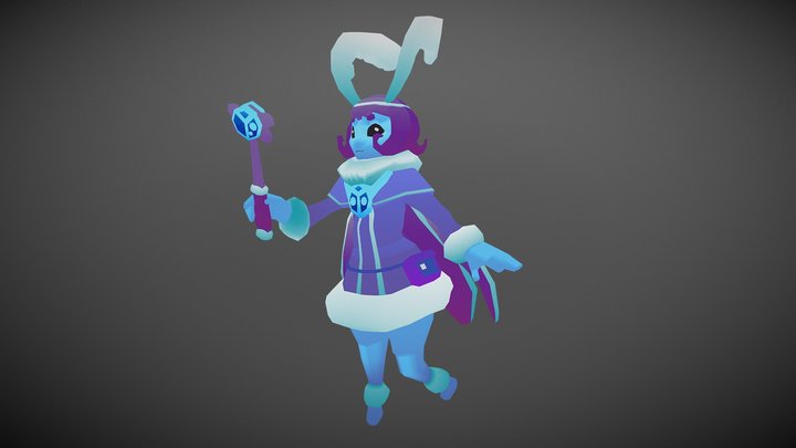Moth Girl 3D Model