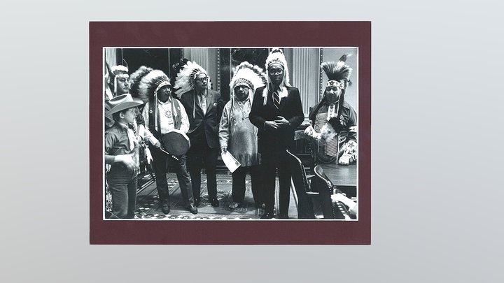Dr. Robert J. Brown with U.S. Natives 3D Model
