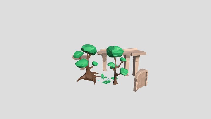 Newt! Modular Assets 3D Model