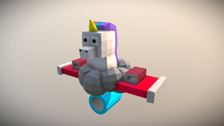 Naveunicornio 3D Model