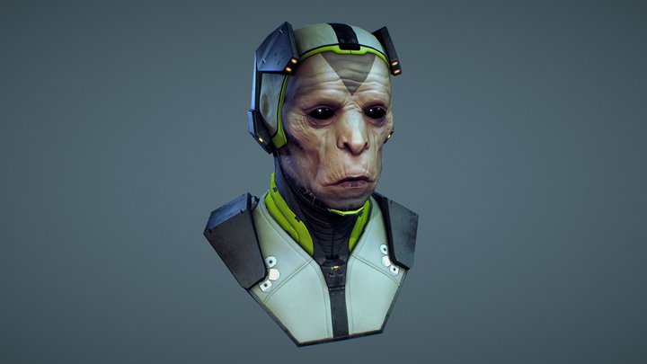 Monkey astronaut 3D Model