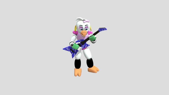 Rock Chica 3D Model