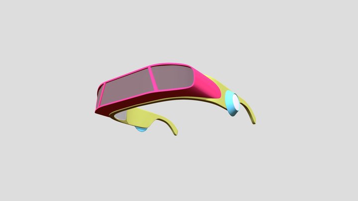 Cyberpunk Glasses 3D Model