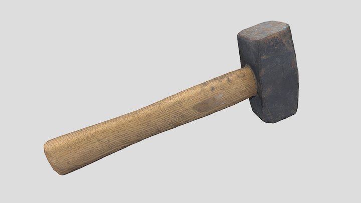 Old Hammer 3D Model