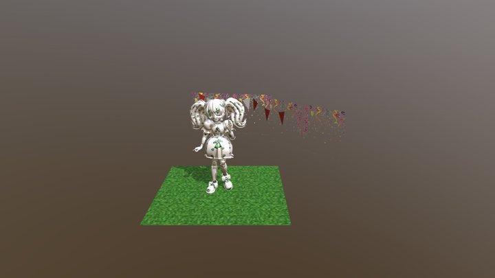 Bloodless circus Baby 3D Model