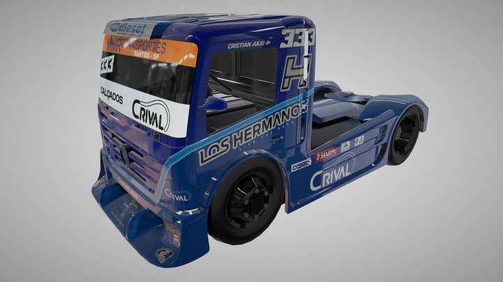 LOS HERMANOS CAMINHÃO 3D Model