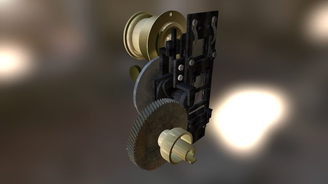 cinematograph mechanisme 3D Model