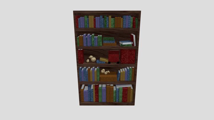 HighBookcase 3D Model