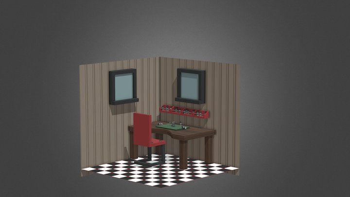 Paint Station 3D Model