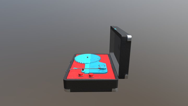 Turntable (College Work) 3D Model